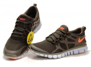 Nike Free 3.0 v3 Mens Shoes Khaki Orange